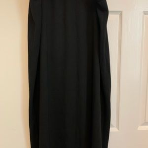 Eileen Fisher black knit skirt - womens plus